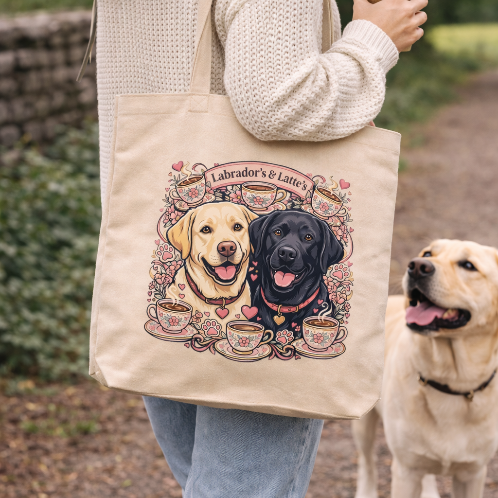 Labrador’s & Latte's Eco Tote Bag